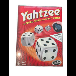 Hasbro Gaming Yahtzee Dice Board Game Unisex OS Classic Strategy Family Fun